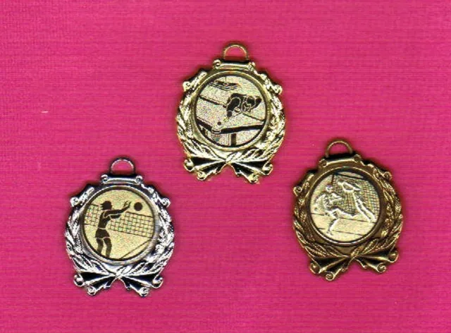 Medaillen 100 Farbe Gold mit Band + Emblem gold #210 (Medaille Jugend Sportfest)