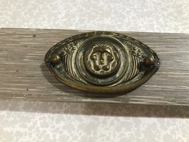 HEPPLEWHITE RARE SET 6 FEDERAL 18TH/19TH CENTURY Period Original LION PULLS