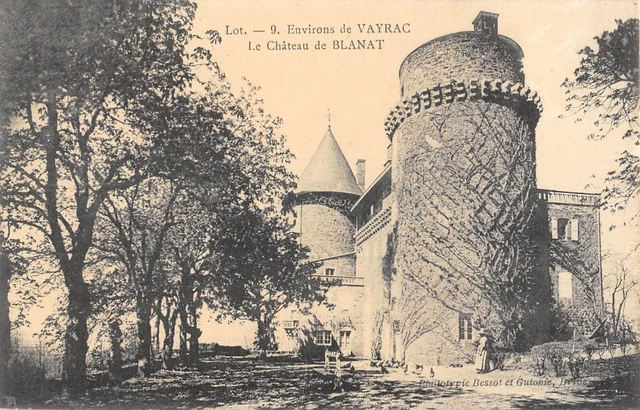 Cpa 46 Env.de Vayrac Chateau De Blanat