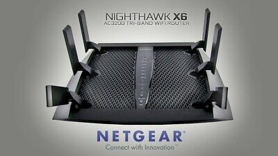 Netgear Nighthawk X6 Tri-Band Router WIFI 3.2 GB/s AC3200 R8000 Armor RPR £ 249