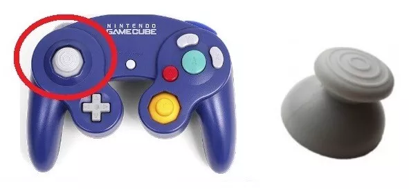 Stick Analogique de Remplacement pour manette Gamecube - Joystick gris