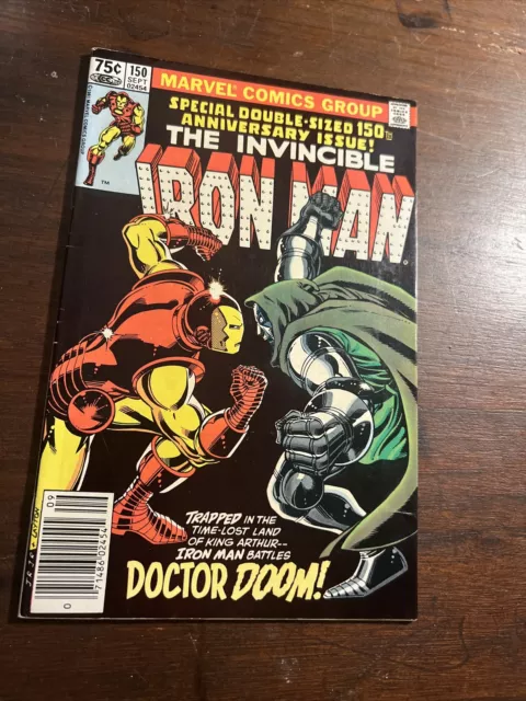 INVINCIBLE IRON MAN #150 ~ Marvel 1981 ~ Iron Man vs Dr. Doom ~ ROMITA ART