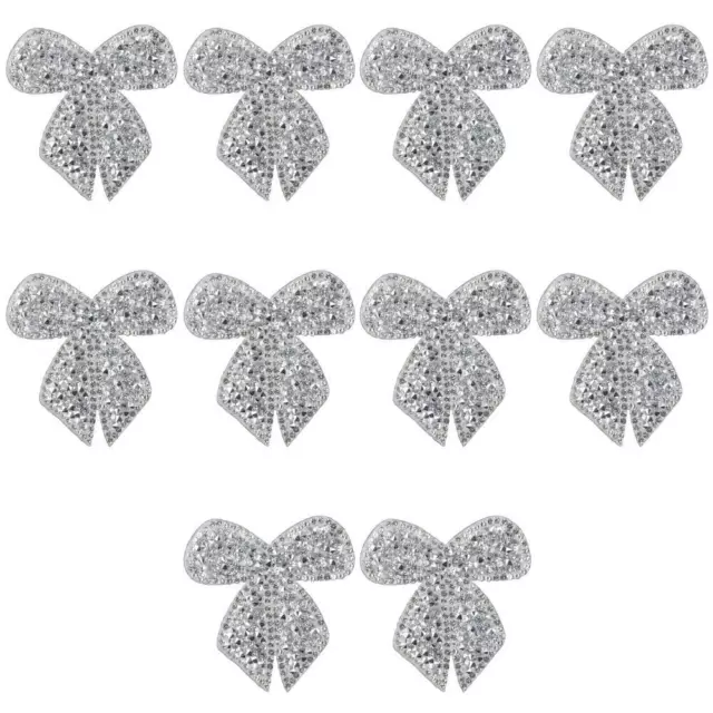 6*6cm Appliques Patches Bow Knot Garment Embellishments Patch  For Jeans