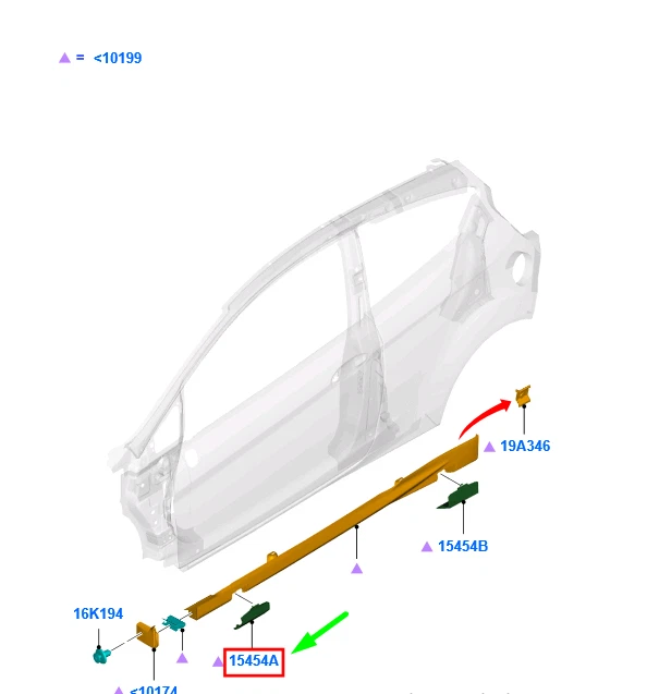 Für FORD FIESTA 2013 - 2017 Außenspiegel spiegel elektrisch BRAUN