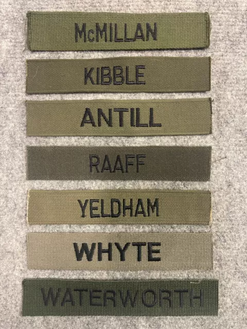 British army name tapes shop