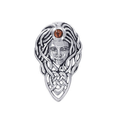 Celtic Queen Maeve Fairy Goddess Sterling Silver Pendant Peter Stone Jewelry
