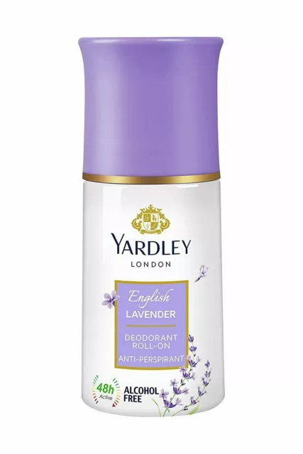Yardley London English Lavender Antitranspirant Deodorant Roll-On 50 ml