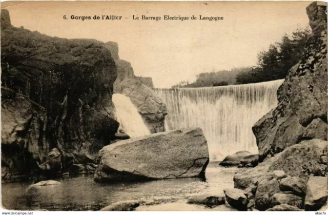 CPA LANGOGNE - Le Barrage Electrique de LANGOGNE - Gorges de l'Allier (638274)