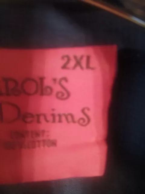 NWT CAROLS DENIMS Plus Size Blue Jean Denim Cotton Button Down Vest 2Xl ...