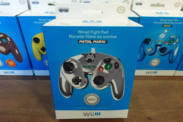 # PDP WIRED FIGHT PAD METAL MARIO # Controller FÜR Nintendo Wii U / NEU / OVP 2
