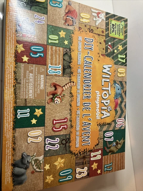 Playmobil Calendrier de l'Avent 71006 Tour du monde animaux DIY pas cher