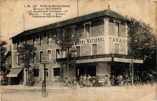 CPA AK PARK de St-MAUR House BUSISSON 123 vols national (869595)