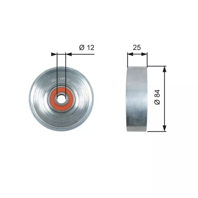 Galet Tendeur (Courroie D'accessoire) Nissan Micra Ii 1.4 I 16V,Almera Tino 1.8