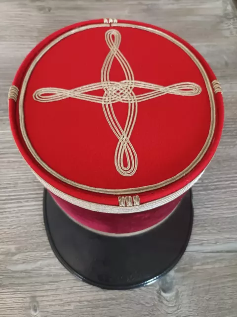 Vintage French Army Medical Officer Kepi Hat by Maurice Simon of Angers