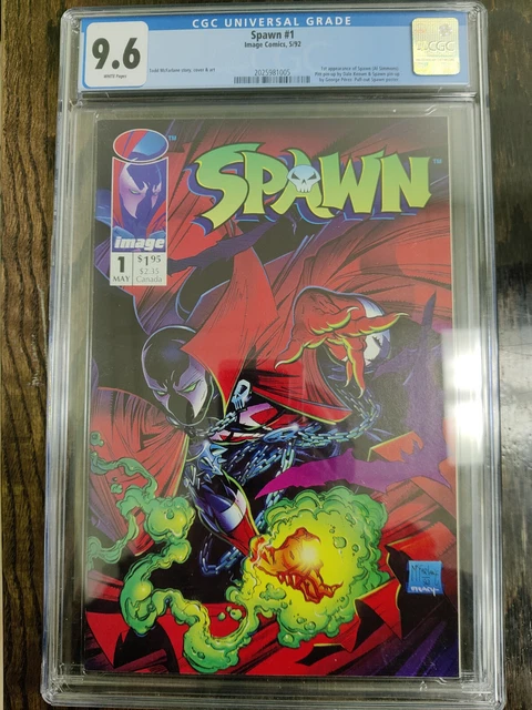 SPAWN #1 9.6 CGC Todd McFarlane Image Comics 1st Appearance of Spawn Free Ship