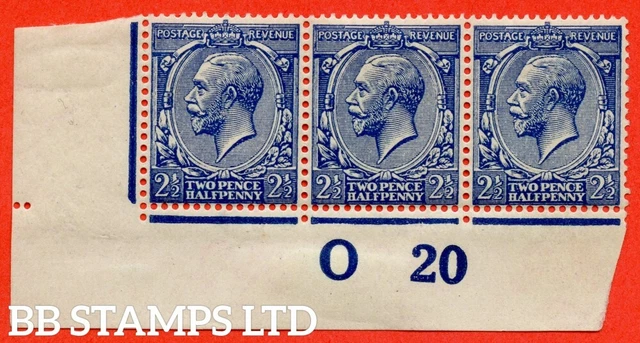 SG. 373 variety N21 (15). 2½d Indigo Blue ( toned paper ). A superb UNMO B29818
