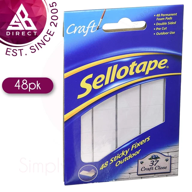 Sellotape Extérieur Adhésif Fixateurs │ Adhésives & Revêtements │ Mousse Bande │
