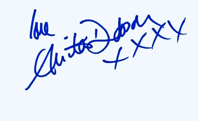 Anita Dobson HAND SIGNED 6x4 White Card EASTENDERS *IN PERSON* COA Angie Watts