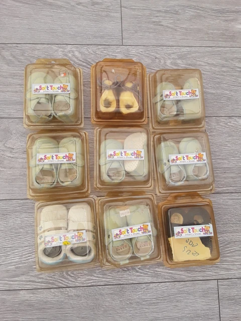 Joblot9 Of Baby Shoes Various Sizes