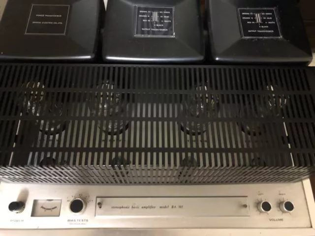 SANSUI BA-303 TUBE Stereo Power Amplifier Free shipping from Japan 
