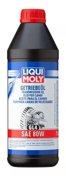 LIQUI MOLY 1020 (GL4) SAE 80W GL-4 Schaltgetriebe Getriebe Öl 1 Liter