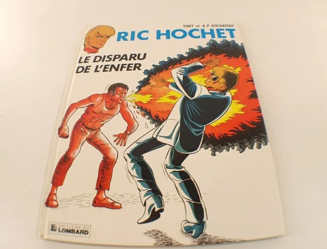 BD Ric Hochet Le disparu de l'enfer édition originale éditions du Lombard 1984