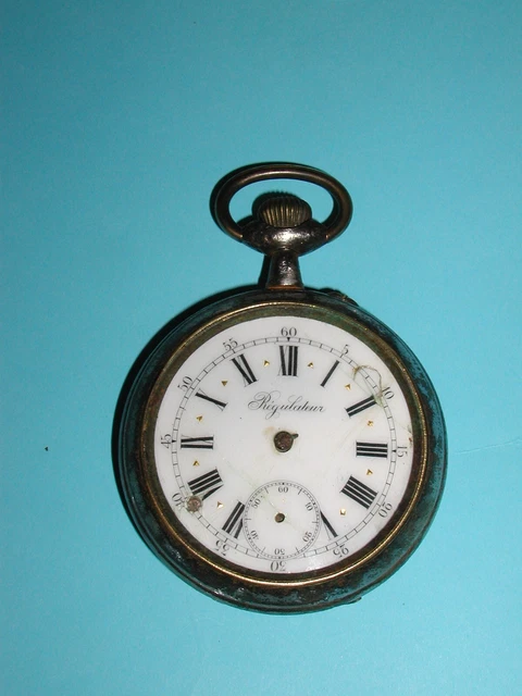 Montre Gousset Ancienne BILLODES - Boîtier En Métal - Occasion - Pièce De Collection Horlogère Vintage
