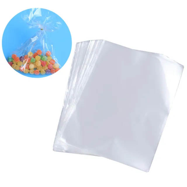 100 Pcs Sac Plastique Sacs D'emballage Transparents De Bonbons