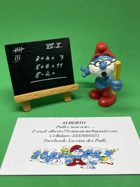 Puffi Smurfs Super Puffo Grande Puffo Maestro Papa 40224