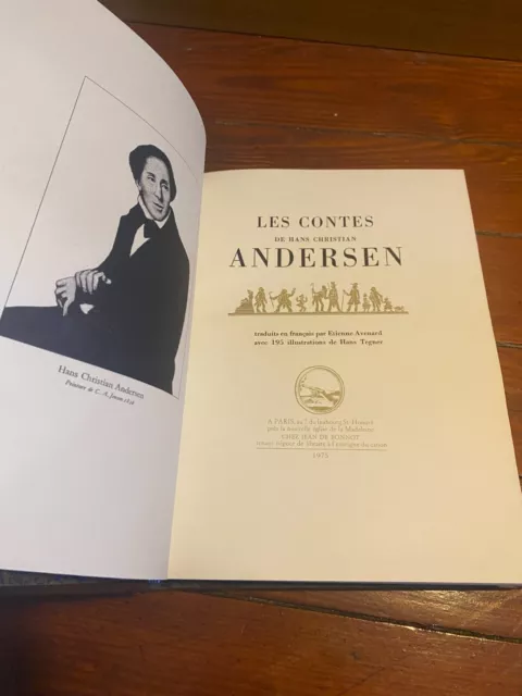 Les contes de Hans Christian Andersen, gd format - Jean de Bonnot 1975 2
