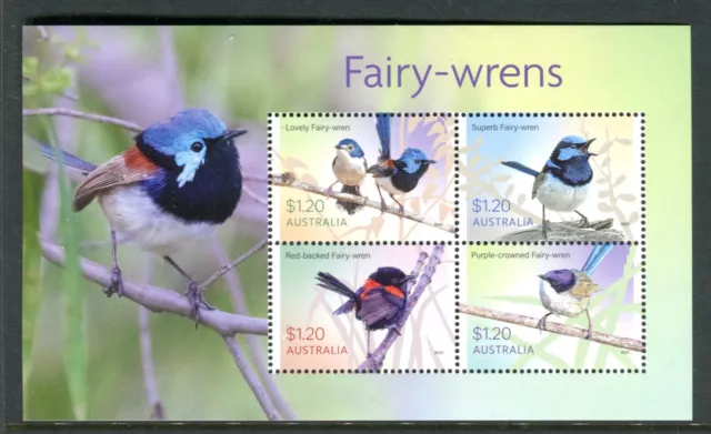 2023 Fairy Wrens MUH Mini Sheet