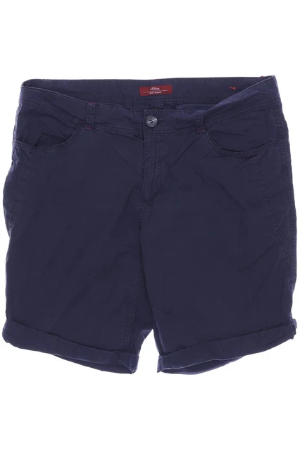 s. Oliver pantaloncini da donna pantaloni corti taglia EU 42 cotone blu navy #xkklox3