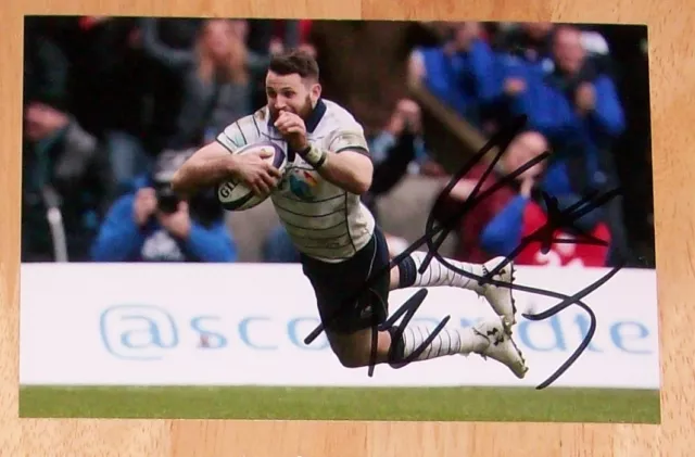 Tommy Seymour Scotland Rugby Personally Hand Signed Autograph Photo