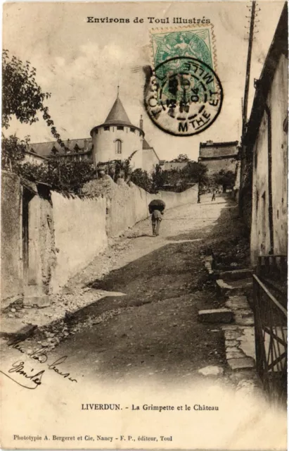 CPA AK LIVERDUN - Env. de TOUL - La Grimpette et le Chateau (385940)