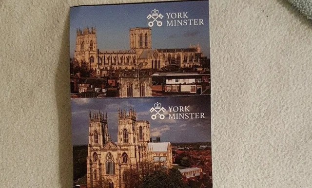 York Minster Two Adult Admission Tickets Expiry Date 05/02/2024 set 1