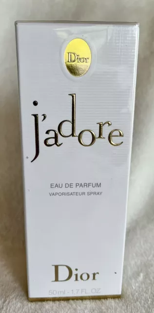 J'adore by Christian Dior 1.7 oz Eau De Parfum Spray New & Sealed In Box