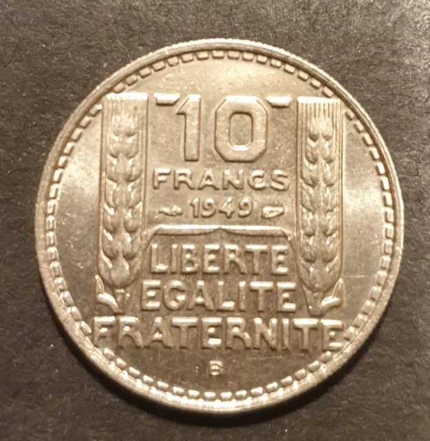 10 francs Turin 1948B " Petite Tête " " TTB " "Livraison : Gratuit"