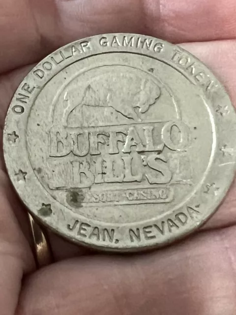 Buffalo Bills Resort Casino $1 One Dollar Gaming Coin/Token - Jean, Nv