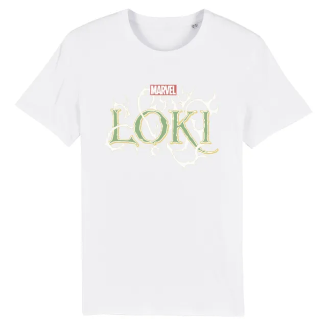 Marvel Loki Lightening Logo Adult T-Shirt