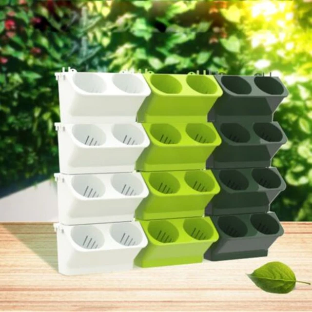 Conteneur d'usine Pot de fleur Planteur mural suspendu Auto-arrosage