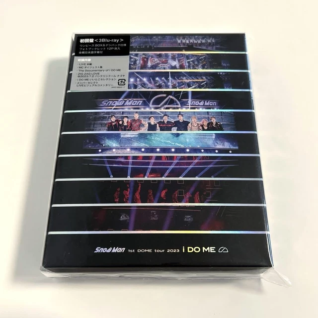 SnowMan DOME tour 2023 iDOME Blu-ray SnowMan DOME tour Blu-ray DVD