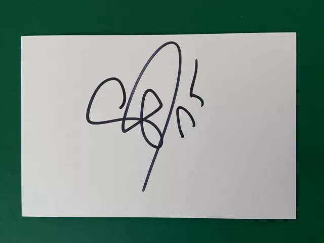 Sylvian Distin - Everton & Portsmouth Fc Football Signed 6X4 Card