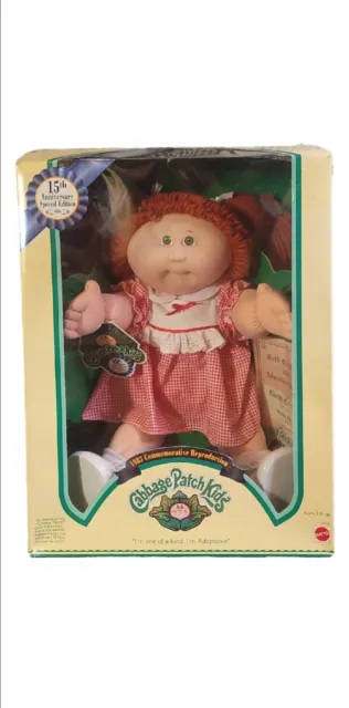 Cabbage Patch Kids 1983 Commemorative Reproduction Doll 15th Anniversary NIB