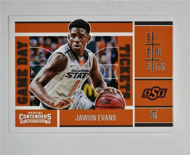 2017-18 Panini Contenders Draft Picks Game Day Tickets #23 Jawun Evans