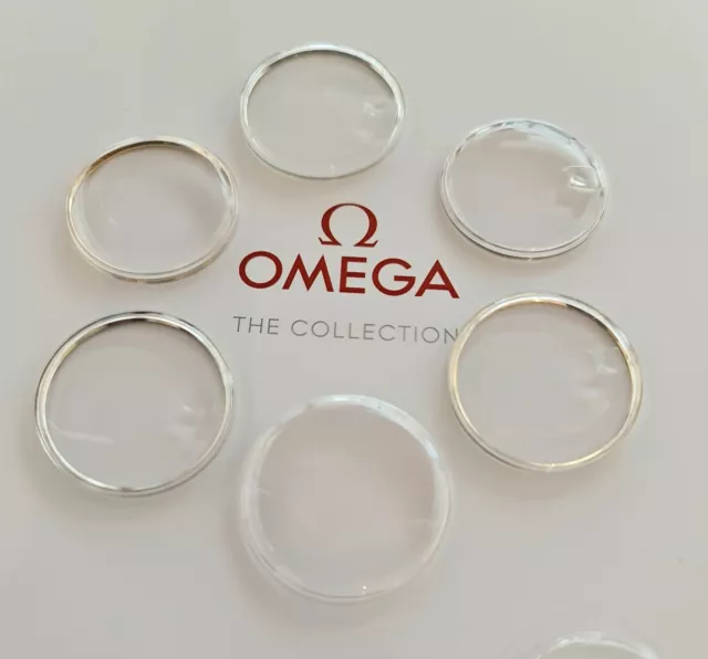 Glass crystal acrylic to fit omega seamaster deville speedmaster please read ad