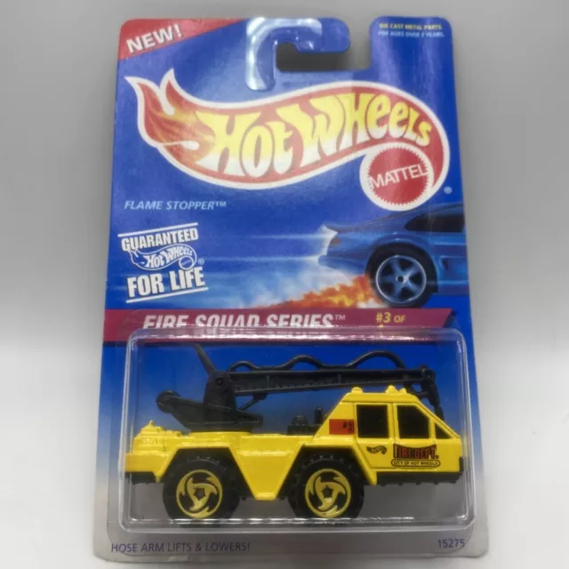 Hot Wheels  #426 Fire Squad Series 3/4 FLAME STOPPER Yellow