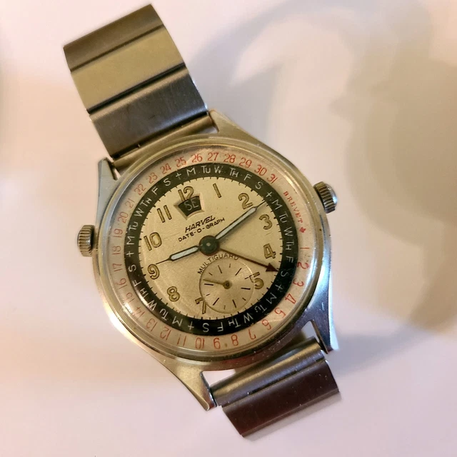 RARE VINTAGE BAYLOR ED HEUER & Co wrist watch 17 Jewel Movement 
