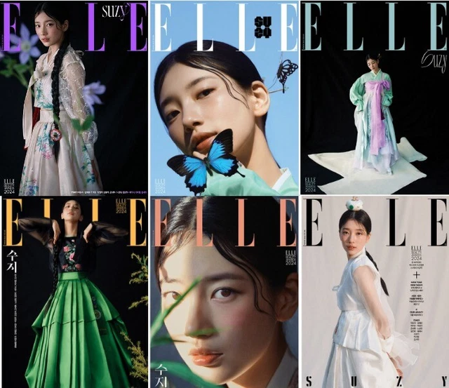 ELLE KOREA MAGAZINE 2024 January SUZY Cover KPOP 20.99 PicClick