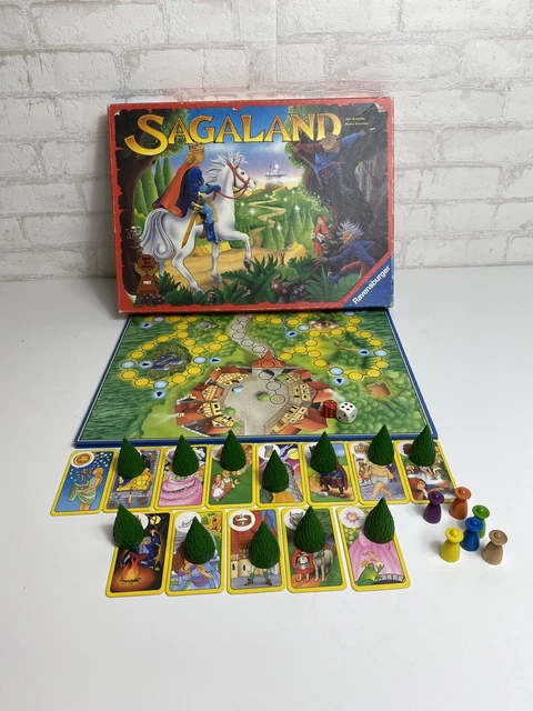 SAGALAND Spiel von Ravensburger Märchenspiel rote Ausgabe von 1994 OVP