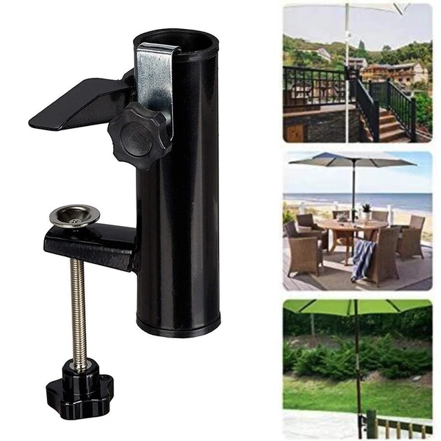 Secure Your Umbrella su ringhiera quadrata balcone alta qualità e versatile